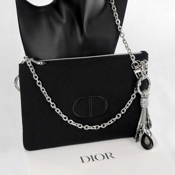 Dior Handbags - DIOR Crossbody Bag Black Clutch NEW BOX